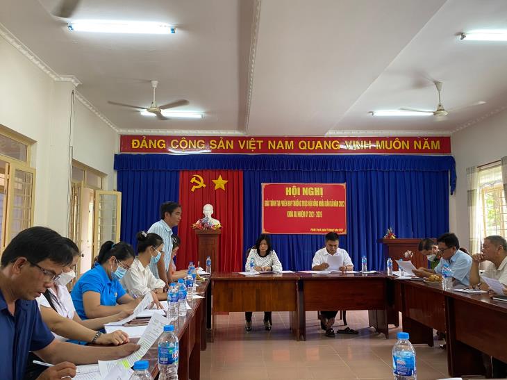 Thường trực HĐND xã Phước Trạch, huyện Gò Dầu  Tổ chức giải trình tại phiên họp Thường trực HĐND xã